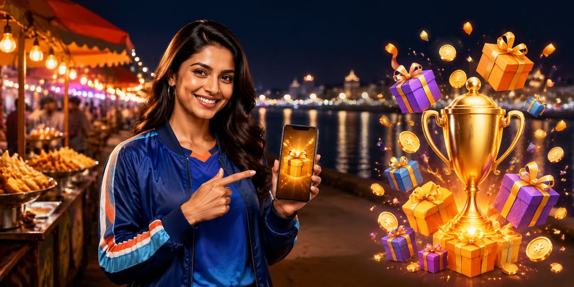 Live casino dealer hosting a game in India